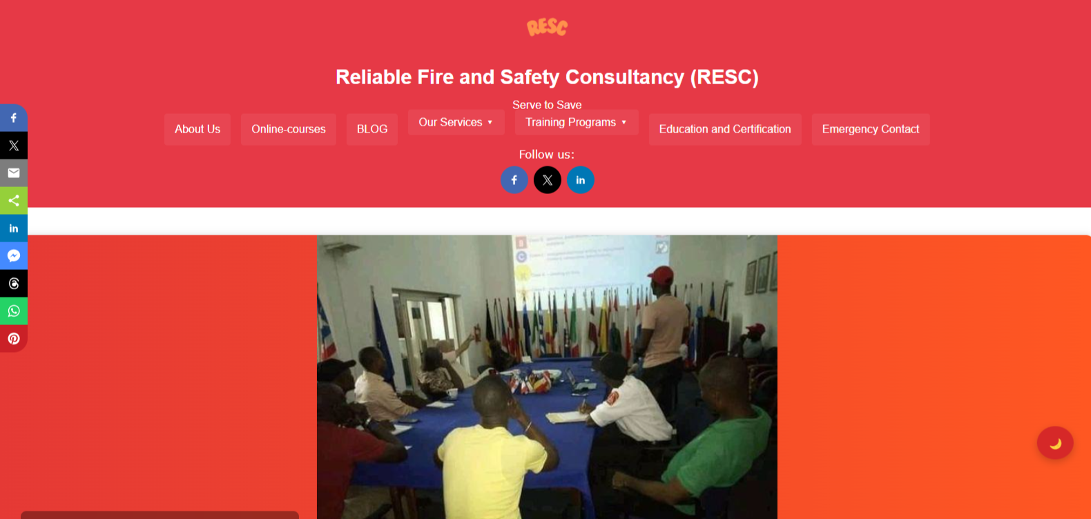 Reliable Fire and Safety Screenshot